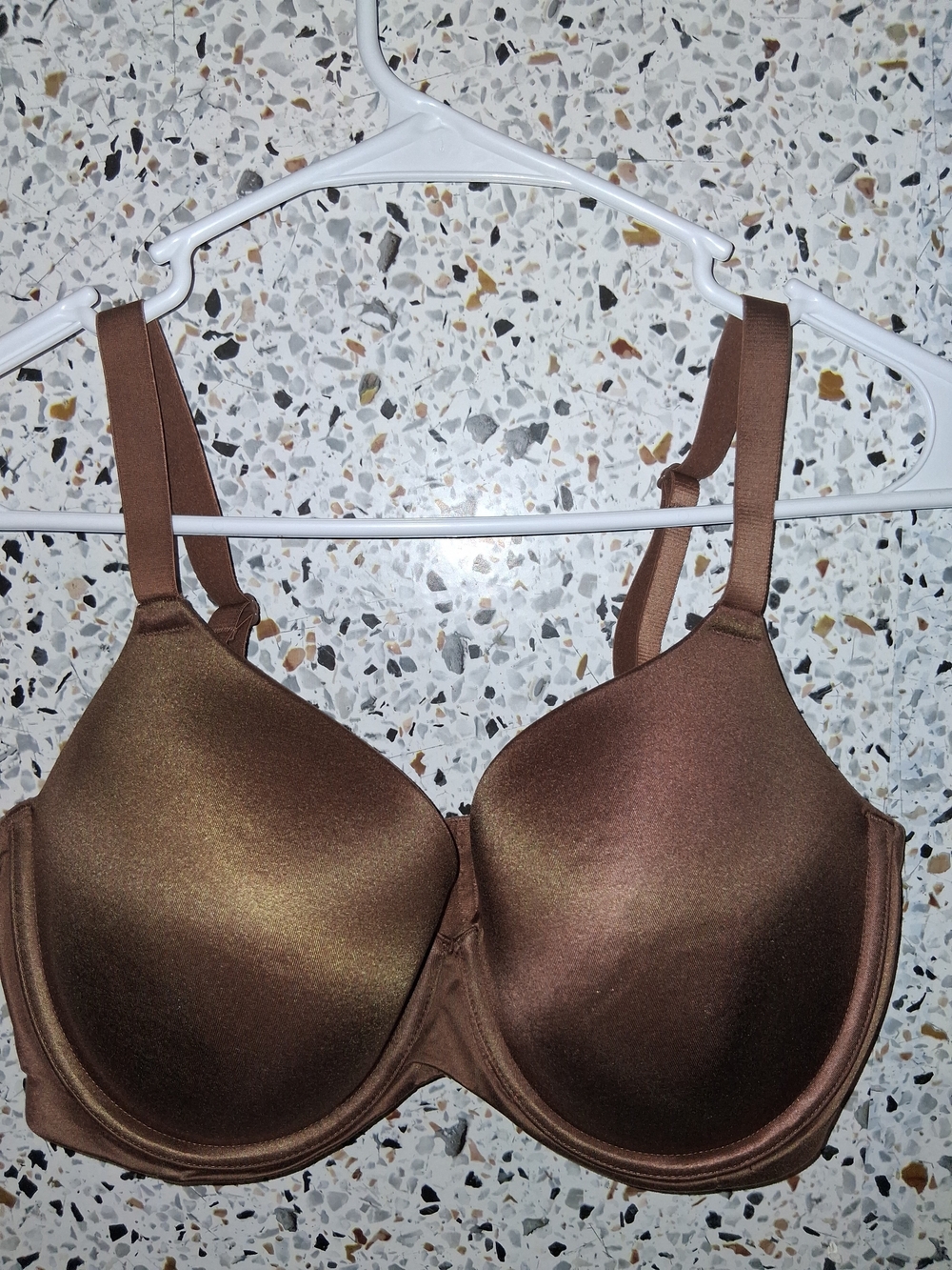 Women's Auden Tshirt Bra Size 36DD Copper Brown Padded With Wires